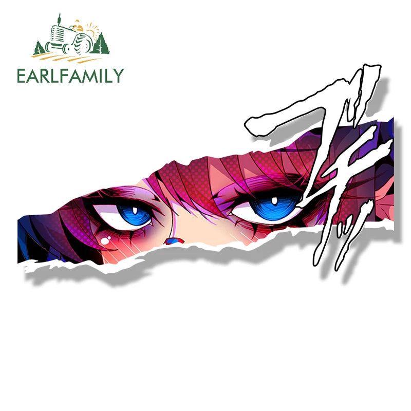 EARLFAMILY Gothic Punk Cappie Fanart Car Sticker Hot Game MiSide Waifu Decal Racing Graffiti Cartoon Peek Girl NSFW Stickers
