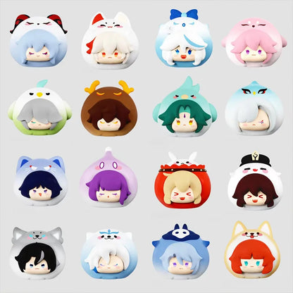 Genshin Impact Blind Box – Surprise Mini Anime Figures, Q Version PVC Dolls, Collectible Desk Decoration