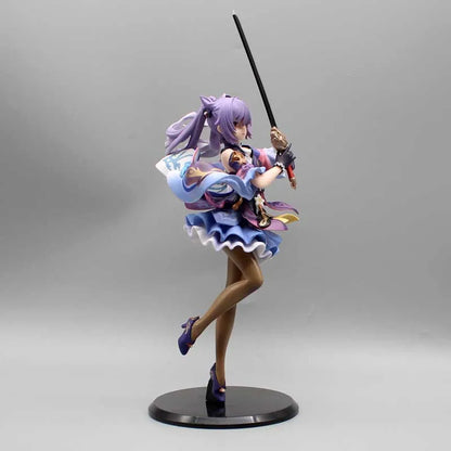 25,32cm Genshin Impact Keqing Figures Collectable Model