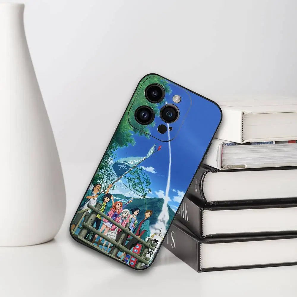 Anohana iPhone Case - Soft Transparent TPU Protective Cover