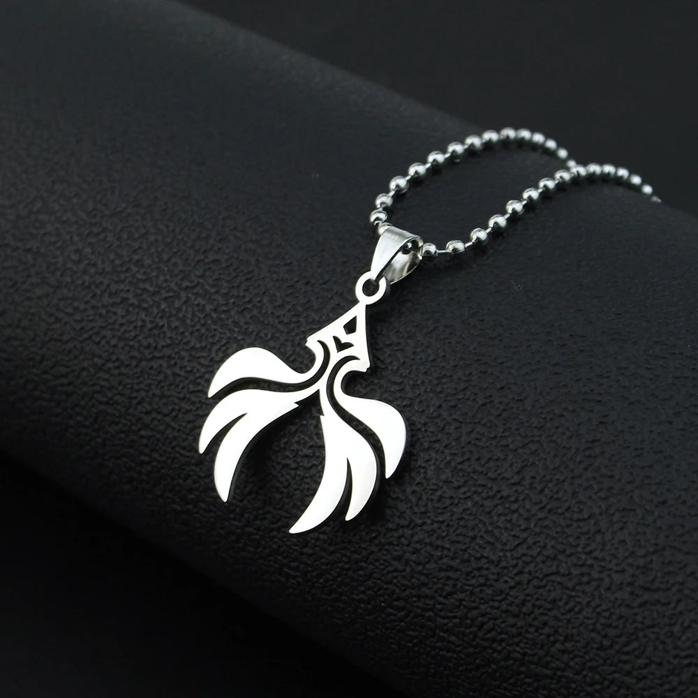 Genshin Impact Titanium Pendant Necklace – Element Symbols