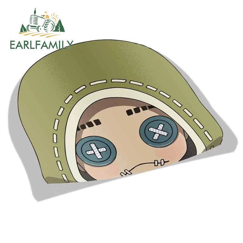 EARLFAMILY Cartoon Car Sticker for Identity V Gardener & Mercenary Peeker Peek Anime Vinyl Sticker JDM Window Trunk Bumper Decal