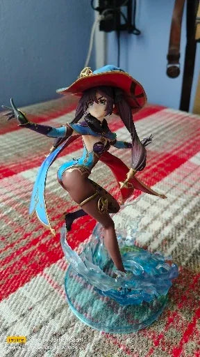 25cm New Hot Games Genshin Impact Anime Girl Figure Mona Action Figure Collection PVC Model Doll Childrens Toy Gift Ornaments