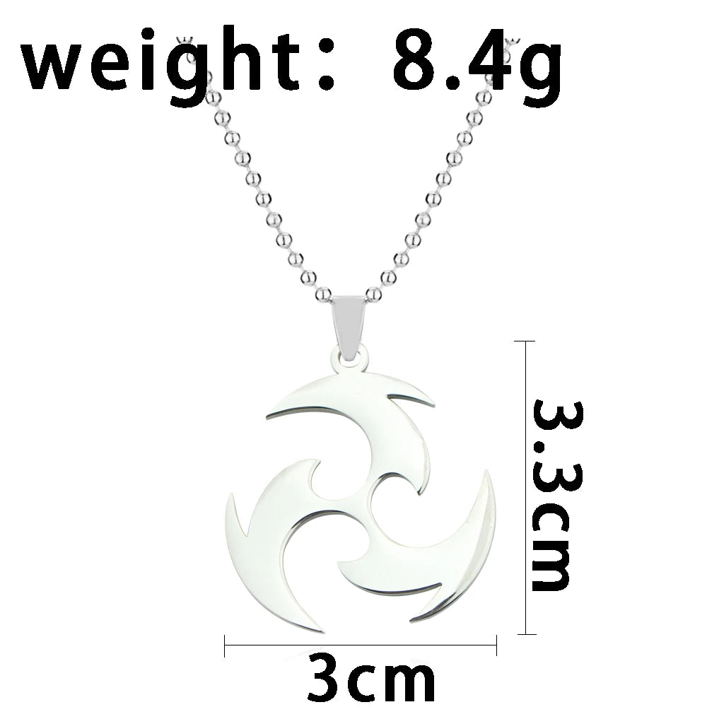 Genshin Impact Titanium Pendant Necklace – Element Symbols
