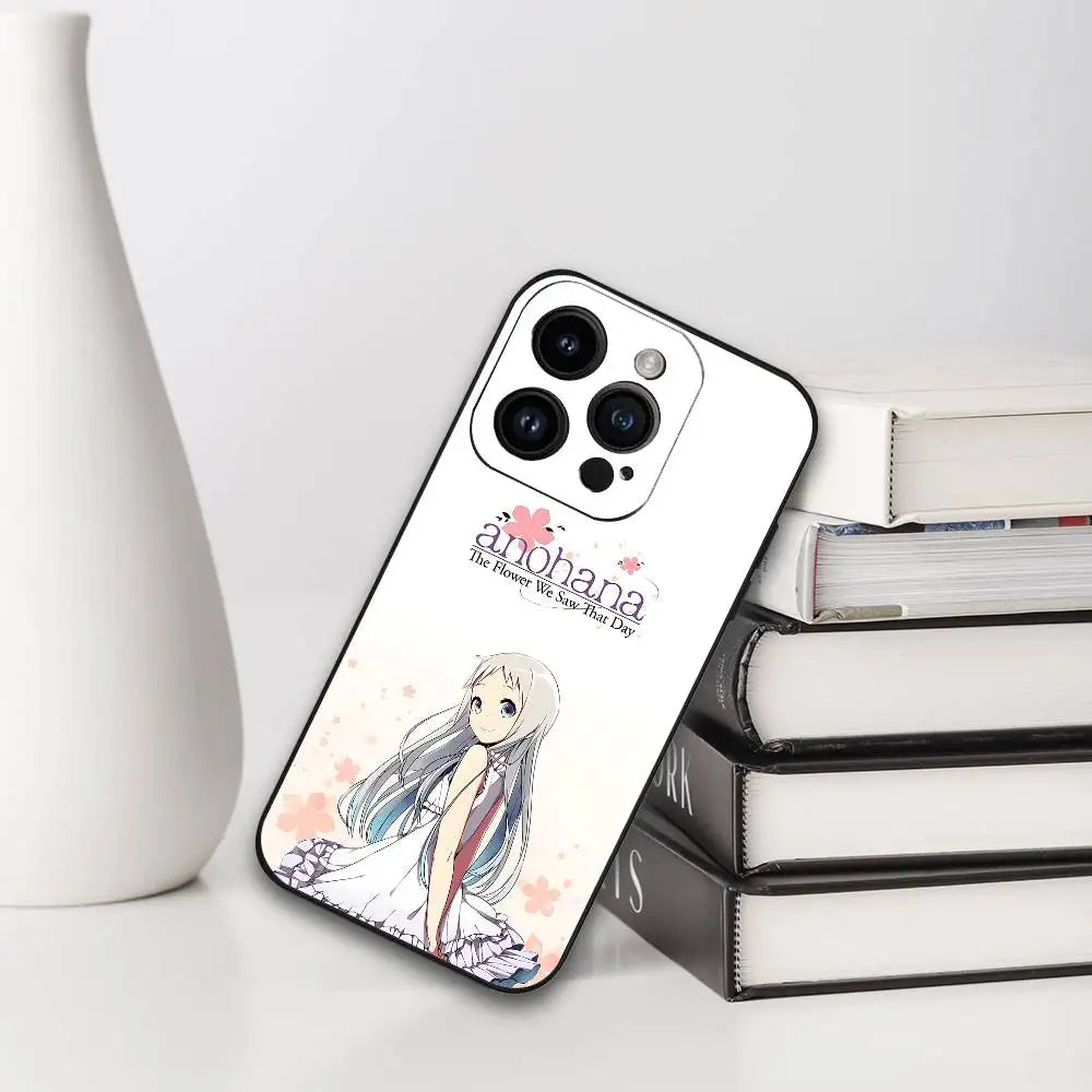 Anohana iPhone Case - Soft Transparent TPU Protective Cover