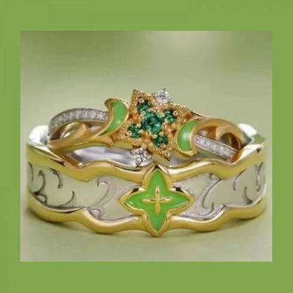 Genshin Impact Adjustable Ring – Anime Finger Decoration Jewelry, Collectible Gif