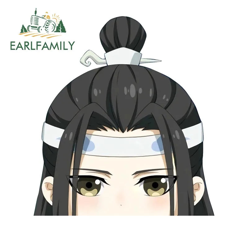 EARLFAMILY The Grandmaster of Demonic Cultivation Car Sticker Window Laptop Luggage Decor Wall Stickers Cartoon Car Accessories