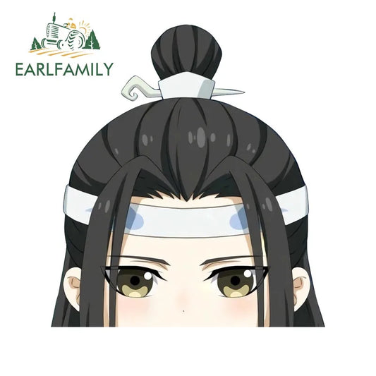 EARLFAMILY The Grandmaster of Demonic Cultivation Car Sticker Window Laptop Luggage Decor Wall Stickers Cartoon Car Accessories
