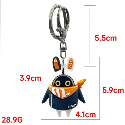 Anime Game Zenless Zone Zero ZZZ Bangboo Cosplay Keychain Bag Pendant PVC Key Chain Keyring Accessories Prop Jewelry Gift