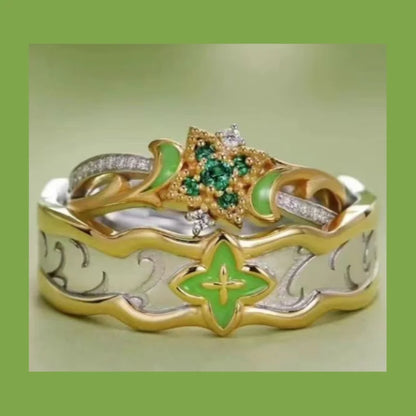 Genshin Impact Adjustable Ring – Anime Finger Decoration Jewelry, Collectible Gif